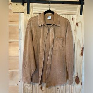 Women’s Tan Suede Jacket